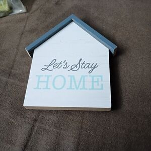 Decorative House-Shaped Sign